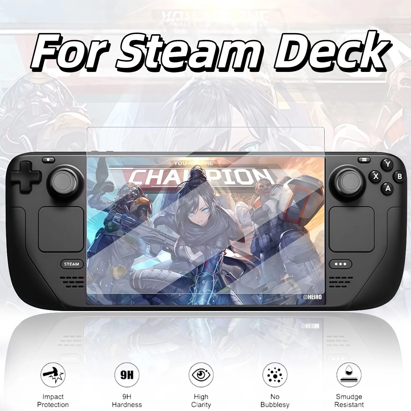 Gaming Console Steam Deck - HD Tempered Glass Screen Protector for