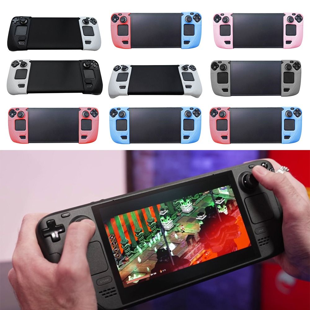 Gaming Console Steam Deck - Portable Anti-slip Silicone Grip Shockproof Protective