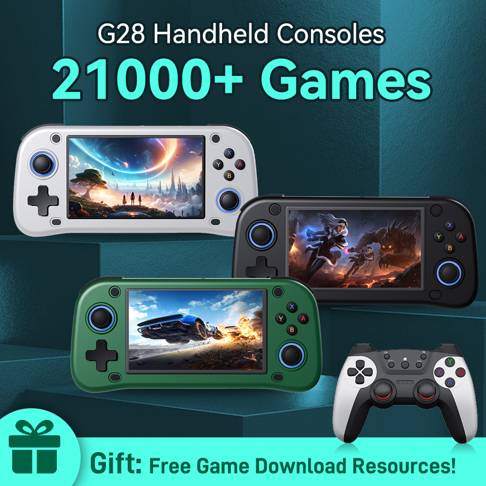 Gaming Console Os - G28 Handheld Game Consoles Built-in 21000+
