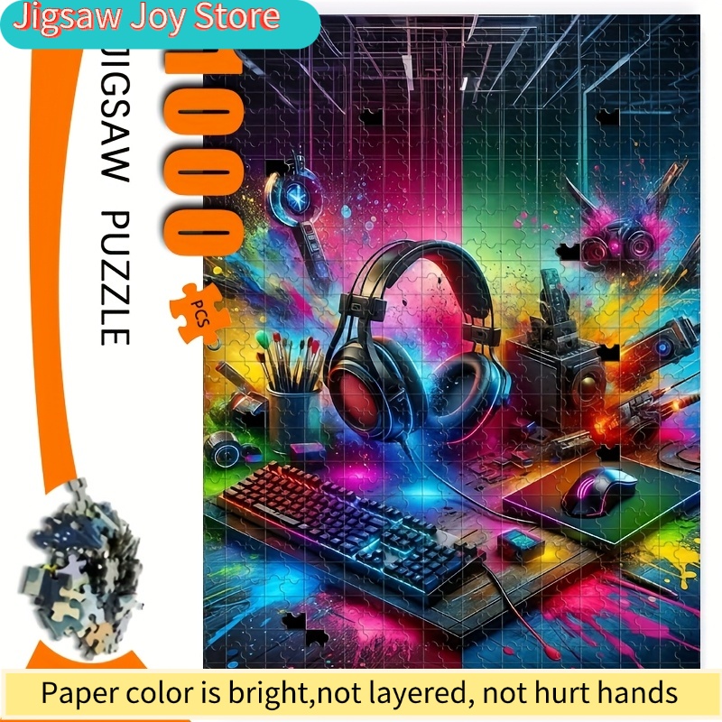 Headset Gaming Console - 1000pcs Gaming Puzzle - Hardcore Arcade