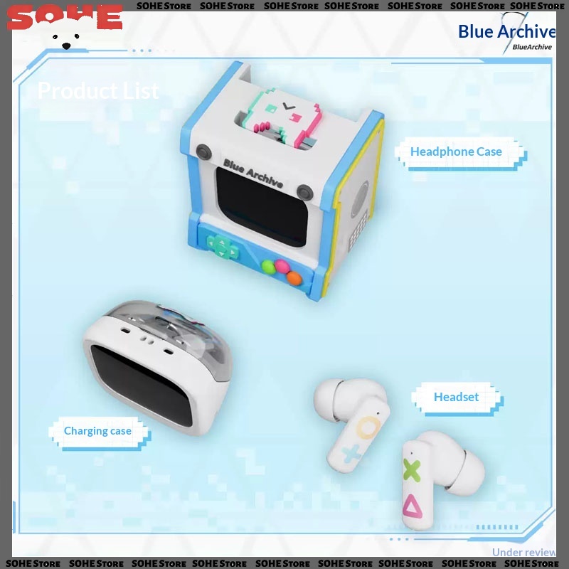 Gaming Console Cube - Blue Archive Cube Face Lcd Touchscreen