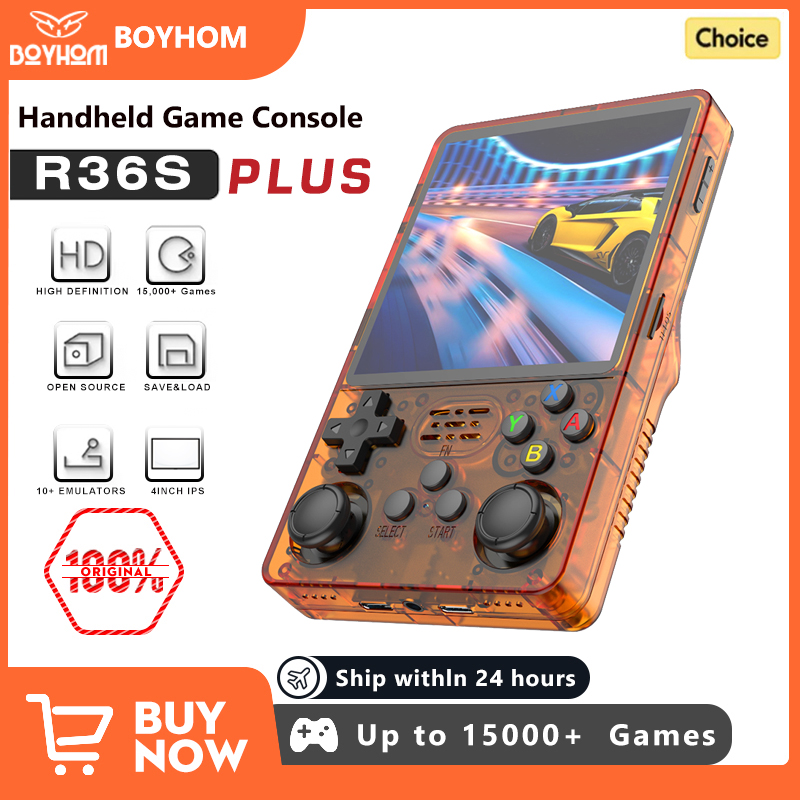 Gaming Console For Kids - BOYHOM NEW R36PLUS Open Source System