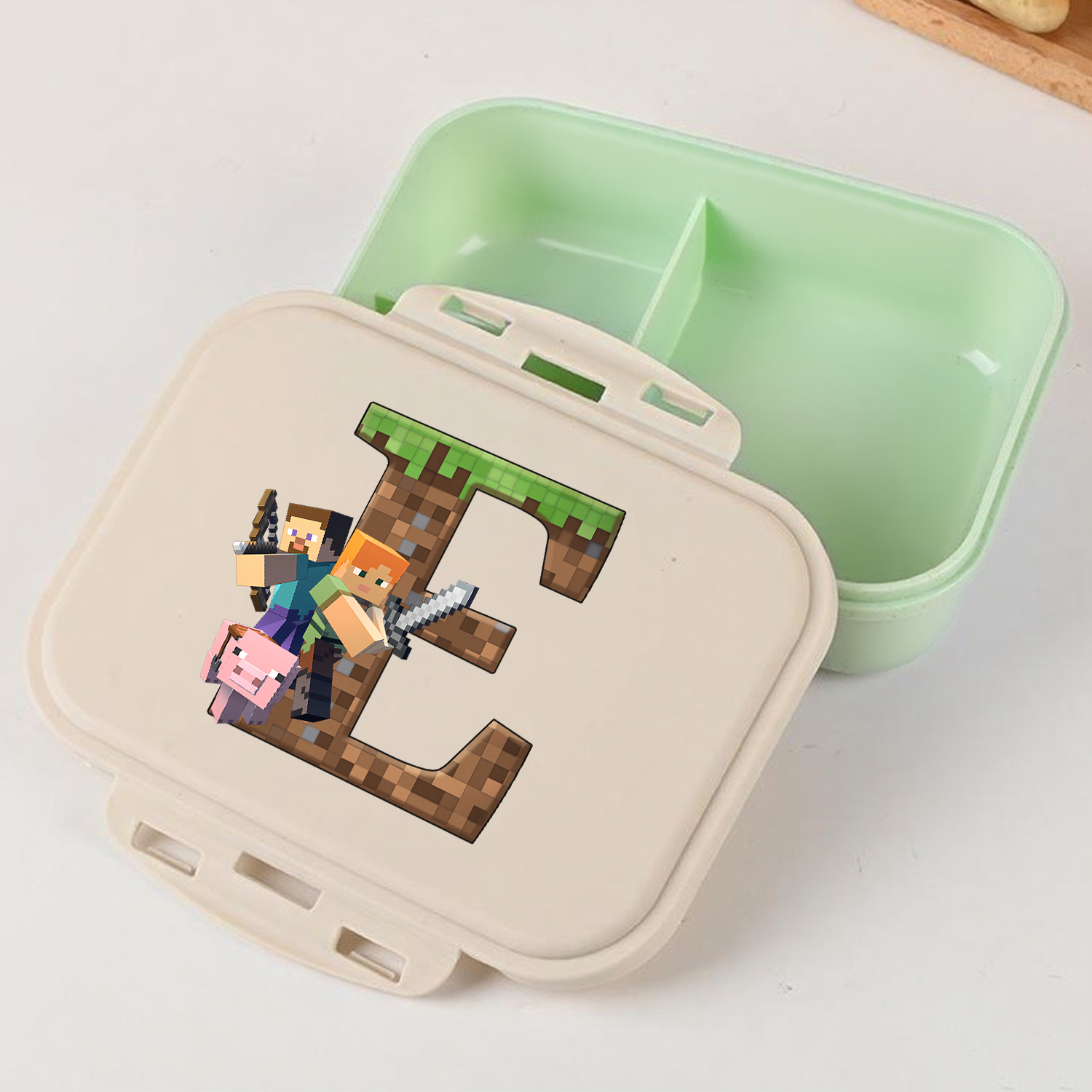 Gaming Console With Minecraft - Hot Pixel Game Lunch Box Student
