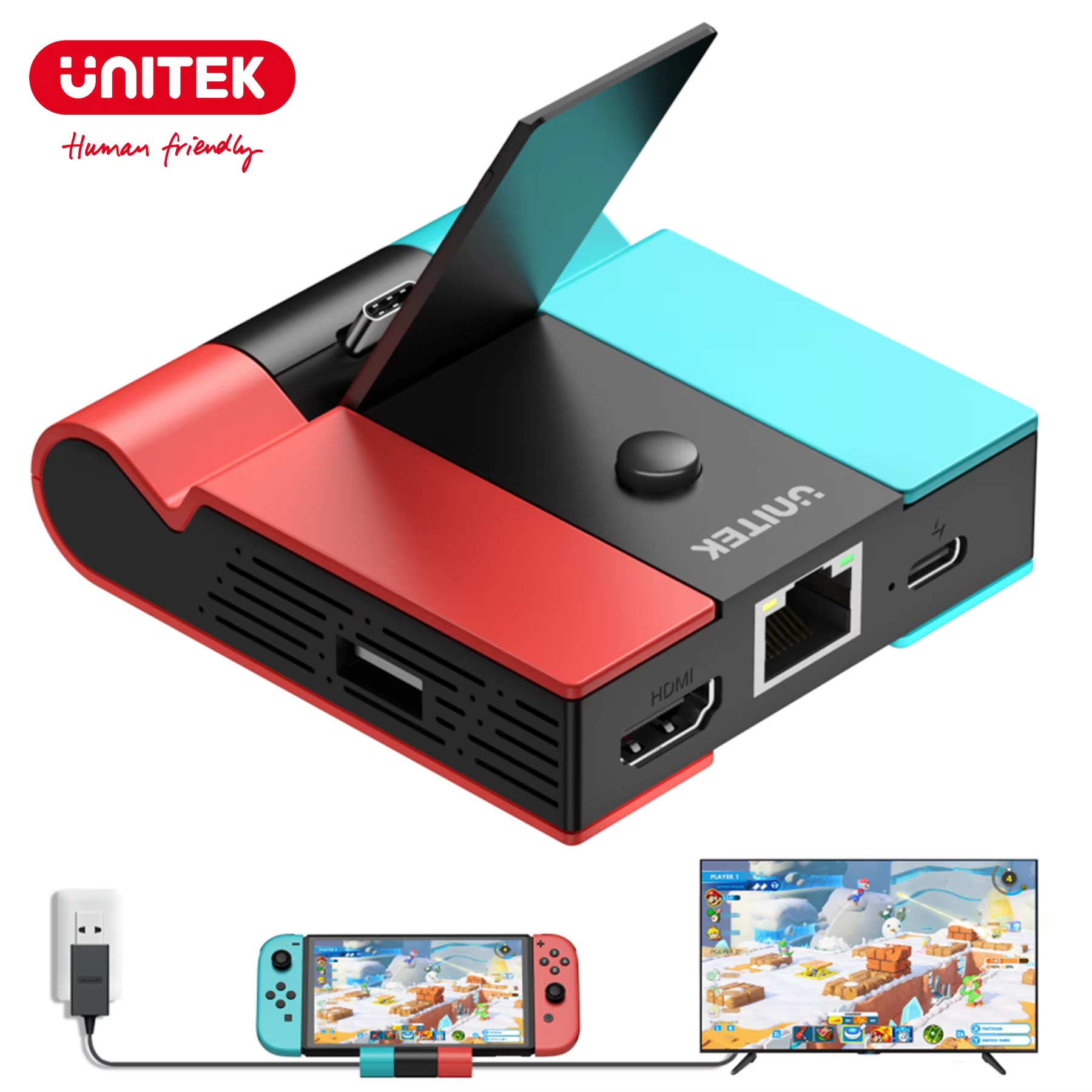 Gaming Console Nintendo Switch - Portable Dock Station for Nintendo Switch