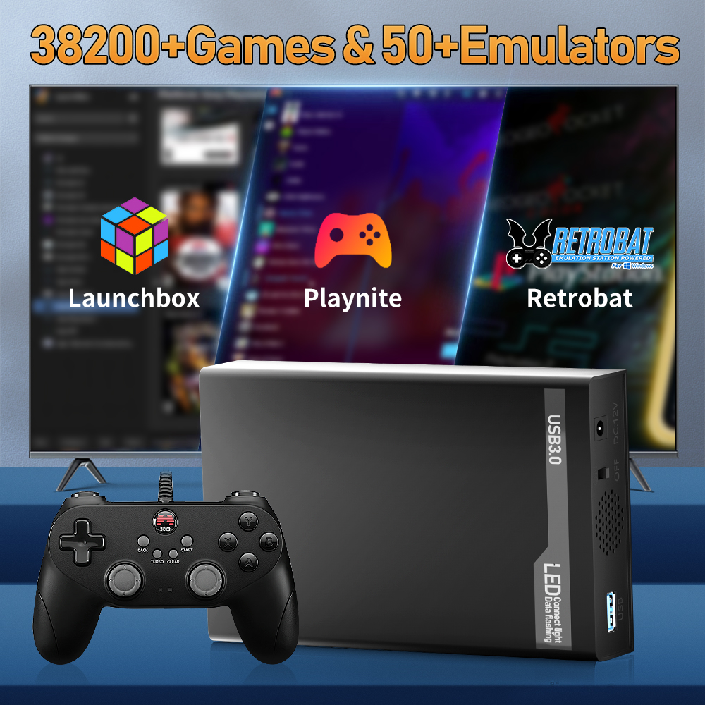 Gaming Console Os - 500G Retro Gaming HDD Video Game