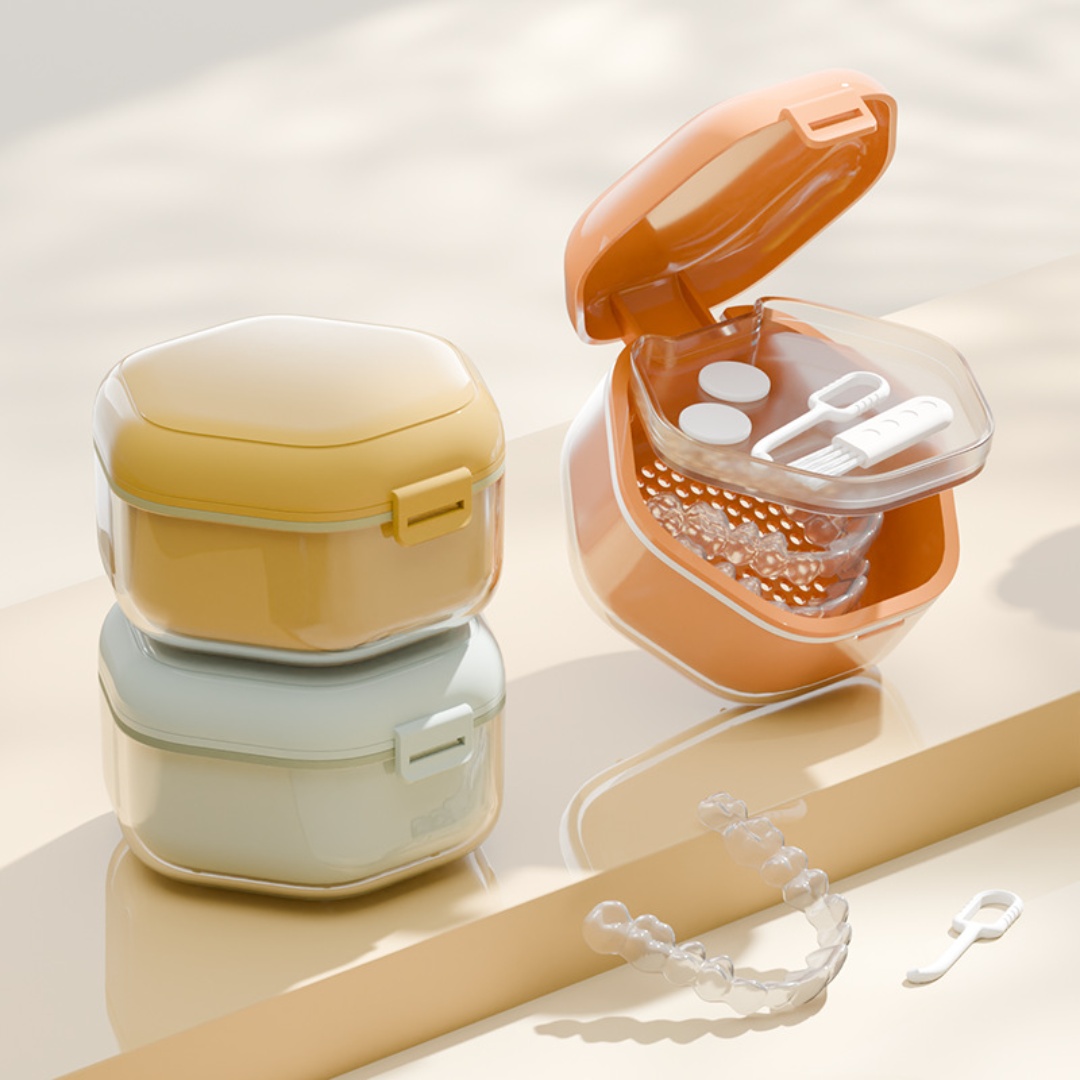 Pc Gaming Handheld Console - 1pcs Portable Denture Soaking Storage Box