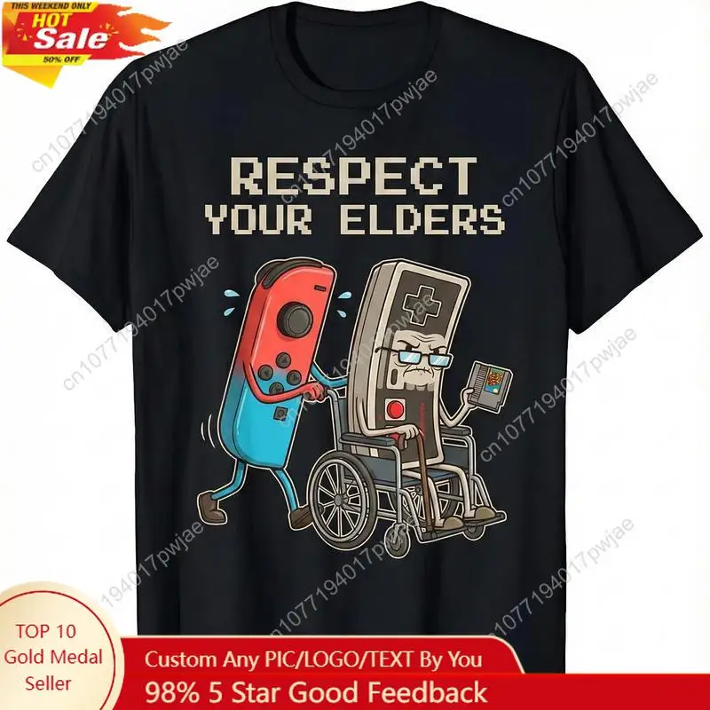 Funny Retro Gamer Graphic T-Sh - Gaming Consoles ulasan dan harga