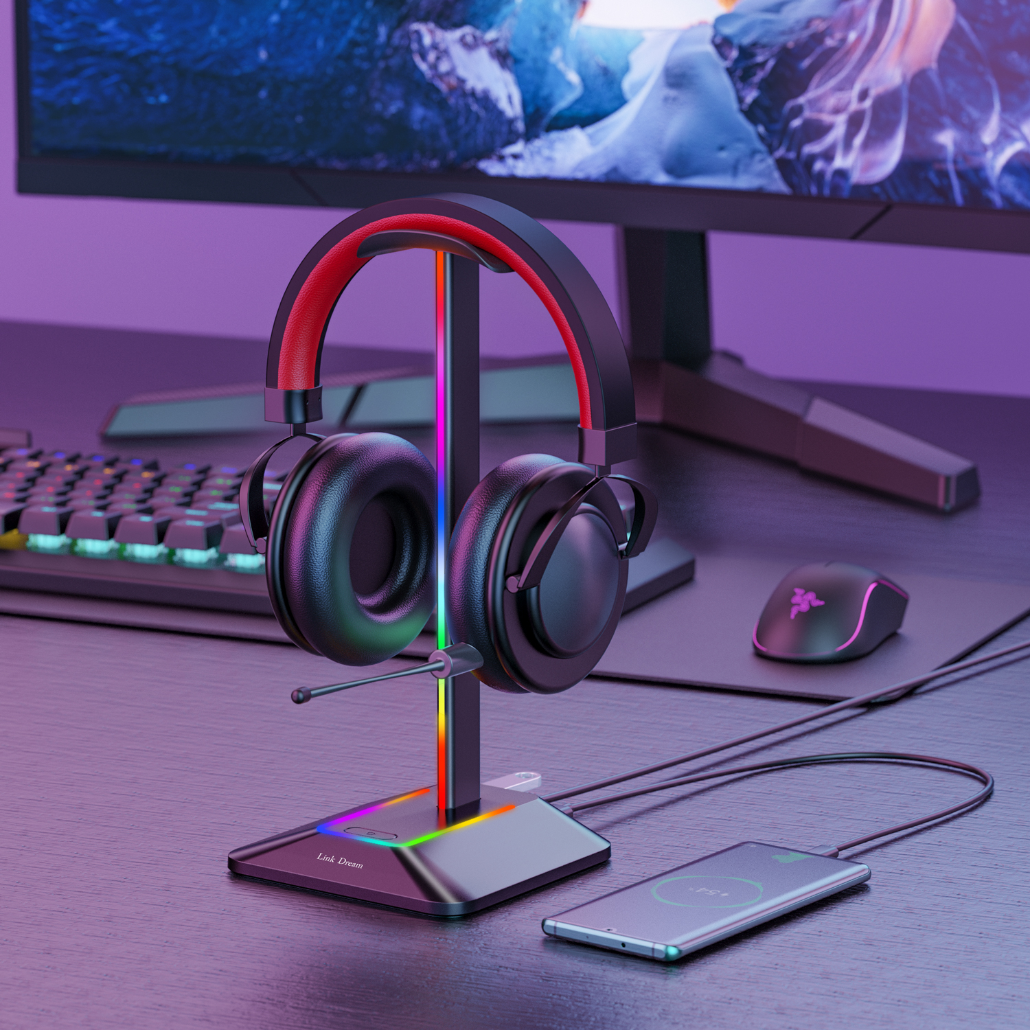 New Bee Z8 RGB Headphones Stan - Headset Gaming Console ulasan dan harga