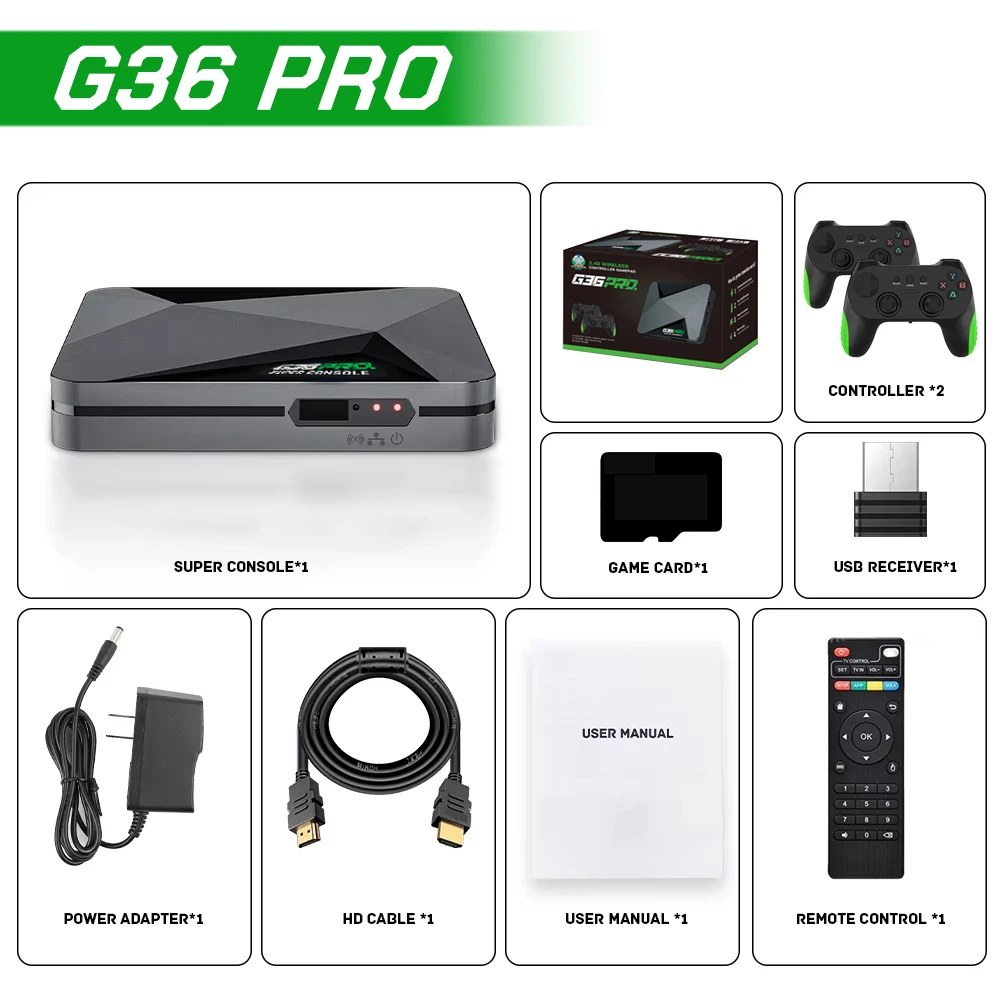 Super Console G36 Pro Retro Vi - Gaming Console For Kids ulasan dan harga