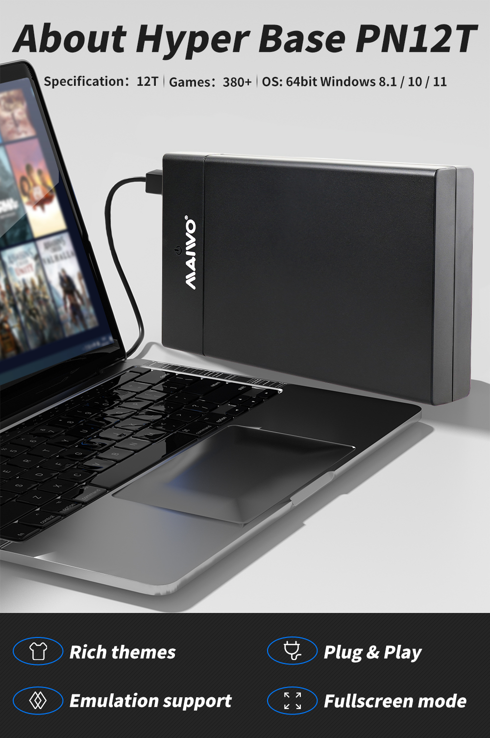 Playnite System Portable 12TB  - Gaming Console Ps3 ulasan dan harga