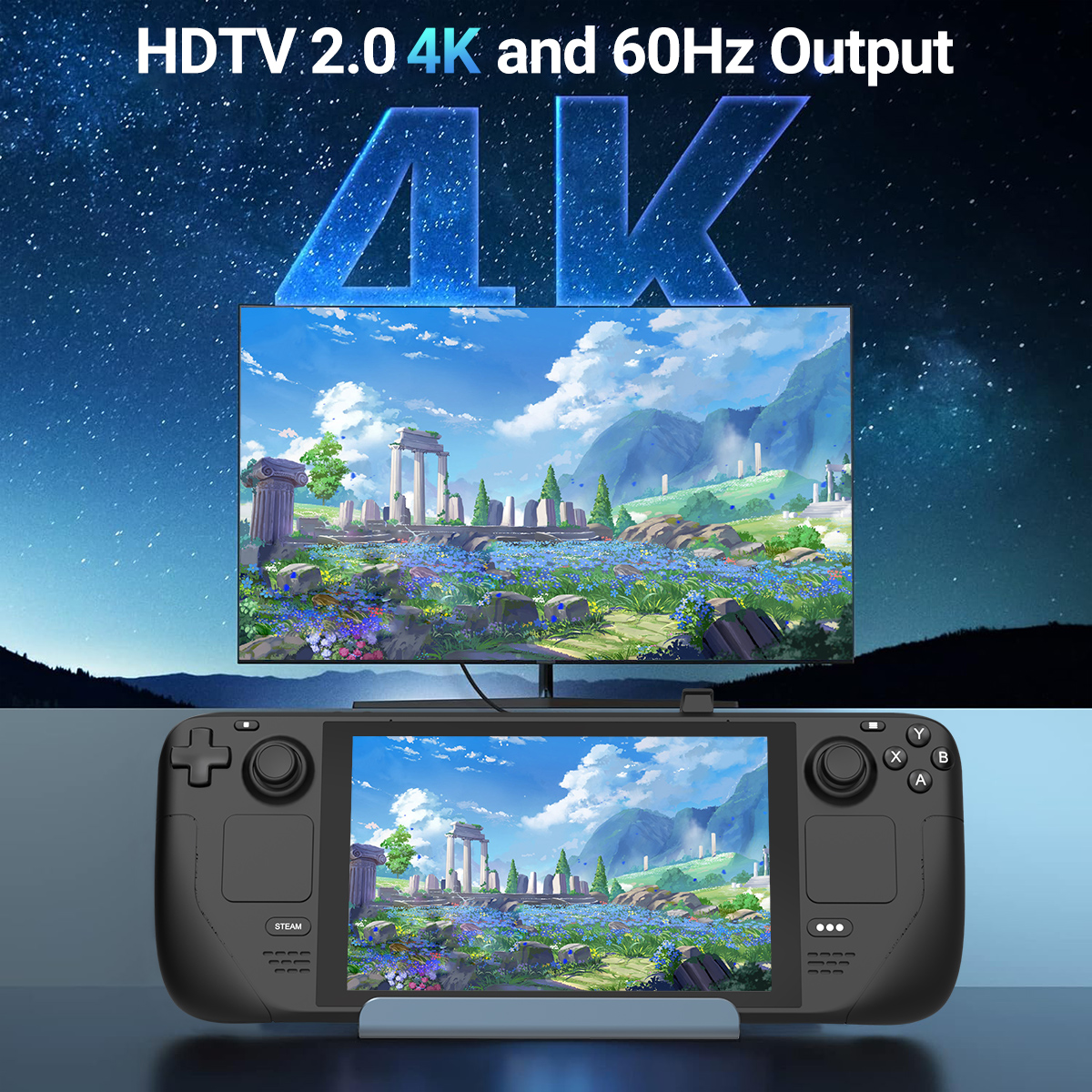 5 In 1 USB-C Game Hub Type-C C - Gaming Console Steam Deck ulasan dan harga