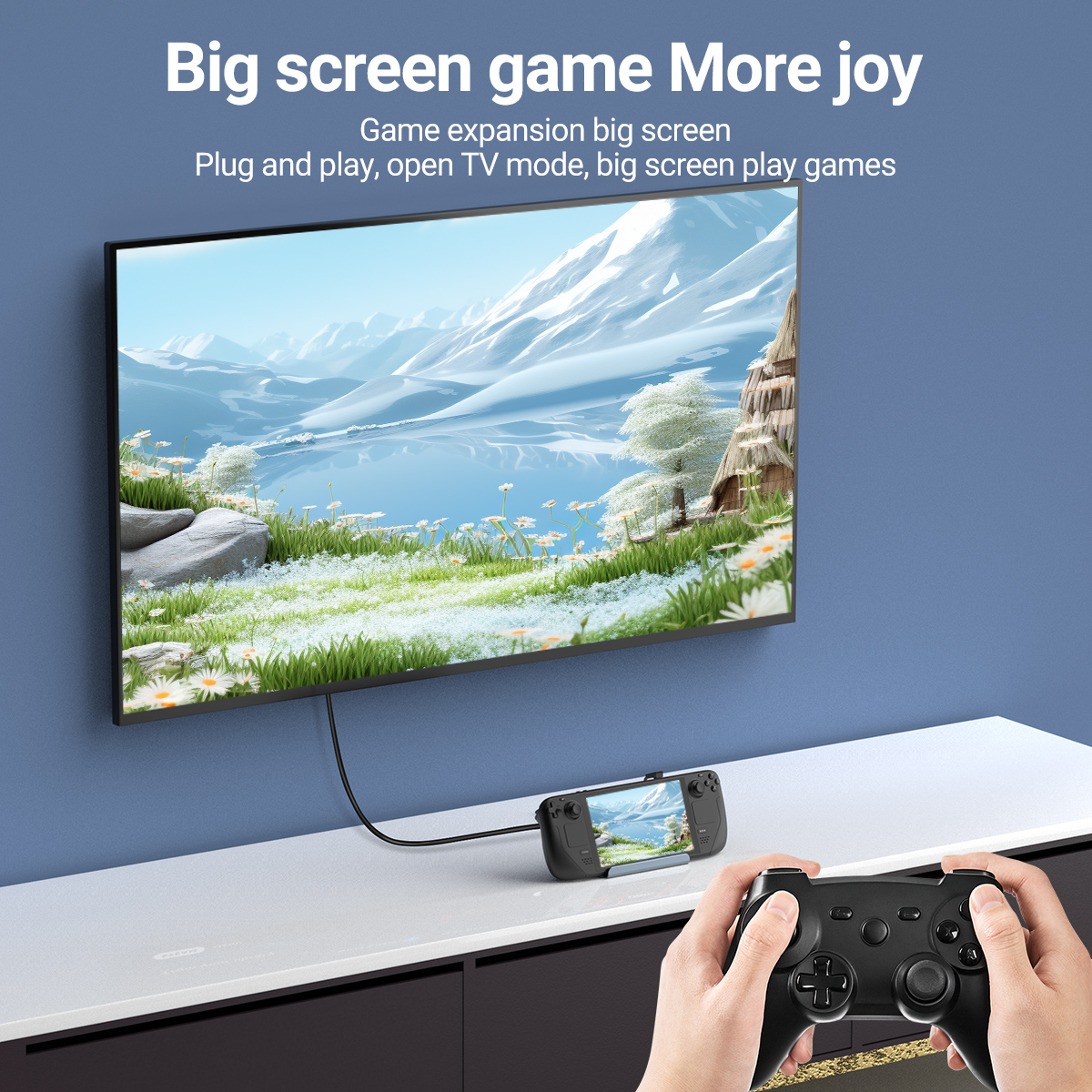5 In 1 USB-C Game Hub Type-C C - Gaming Console Steam Deck ulasan dan harga