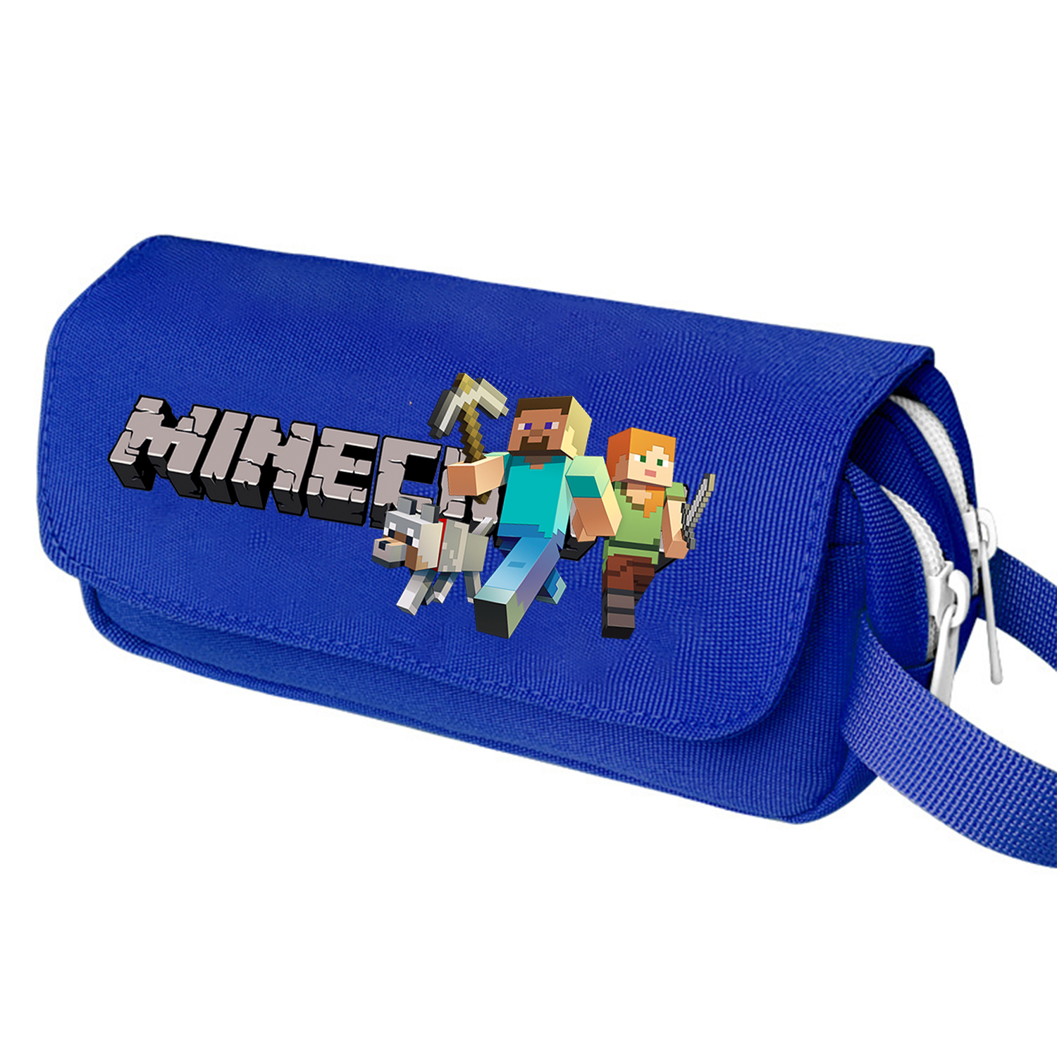 Pixel Game Pencil Case Cartoon - Gaming Console With Minecraft ulasan dan harga
