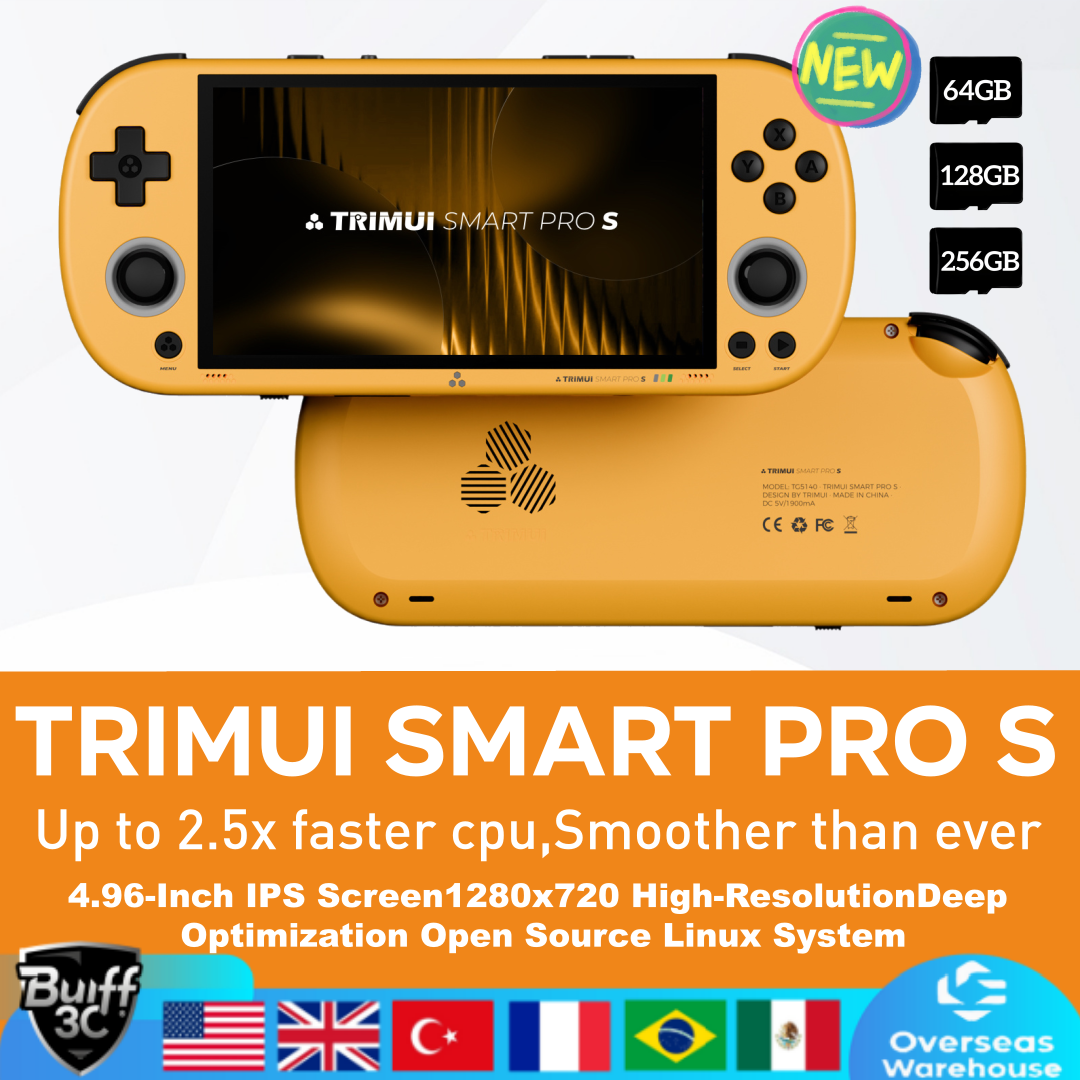Trimui Smart Pro S Handheld Ga - Gaming Console Bluetooth ulasan dan harga