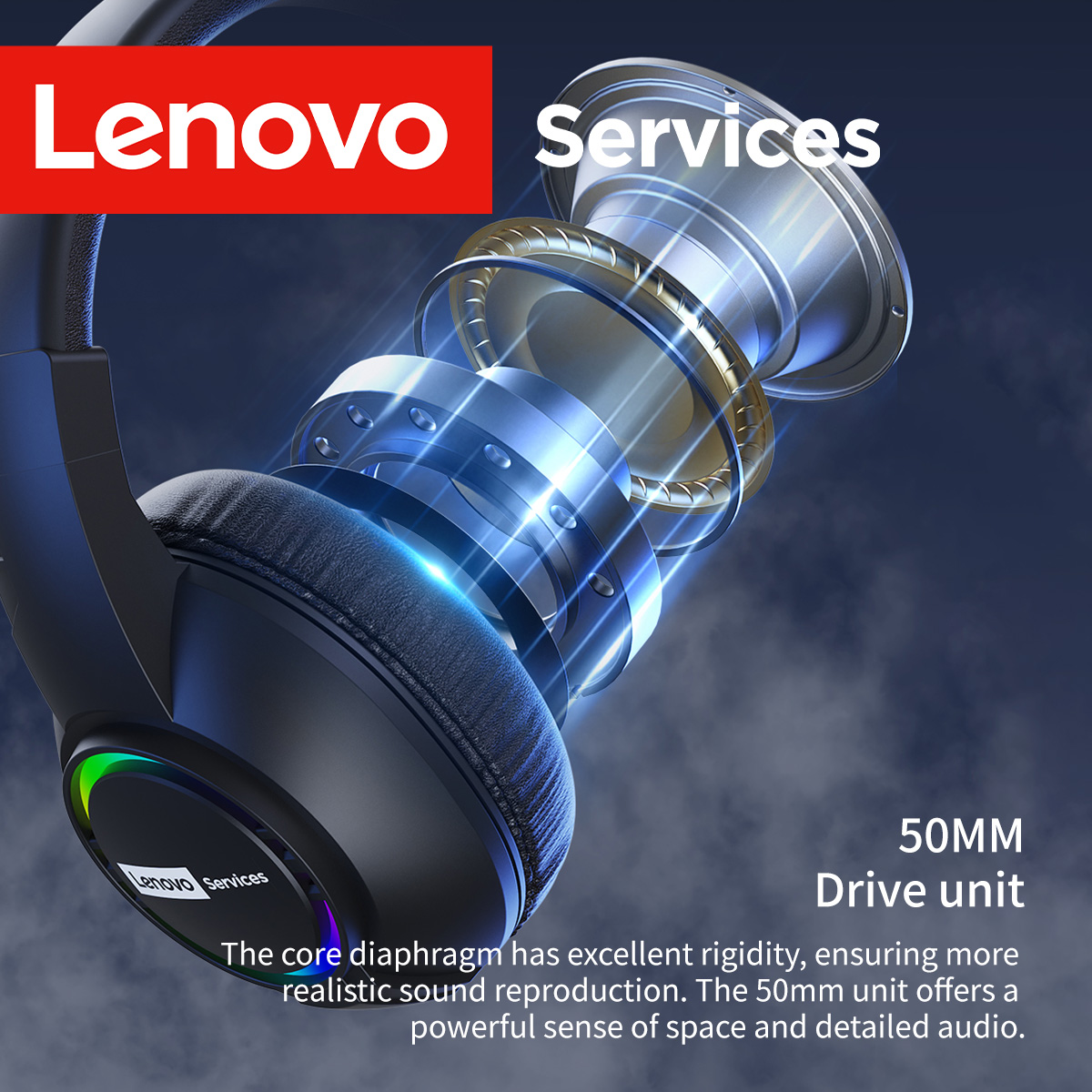 Lenovo E08 Gaming Headset 7.1  - Gaming Console Vr Headset ulasan dan harga