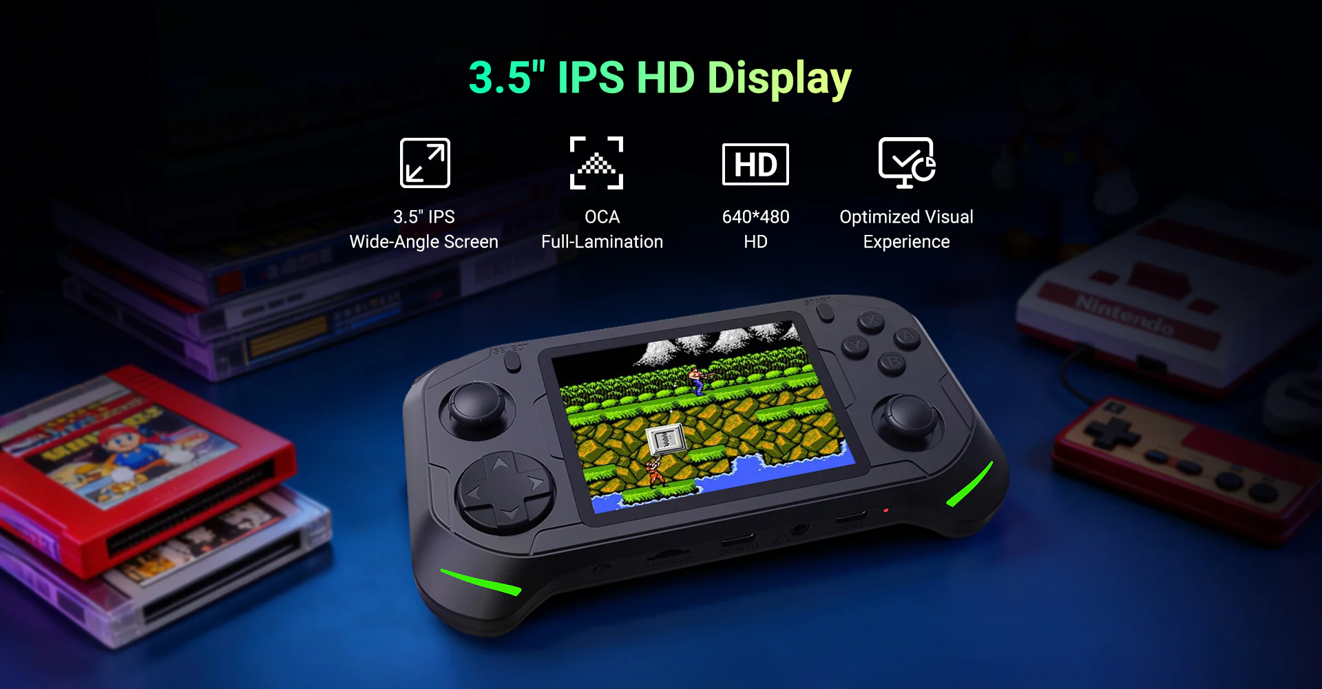 E1 Retro Gaming Handheld–Andro - Gaming Console Os ulasan dan harga