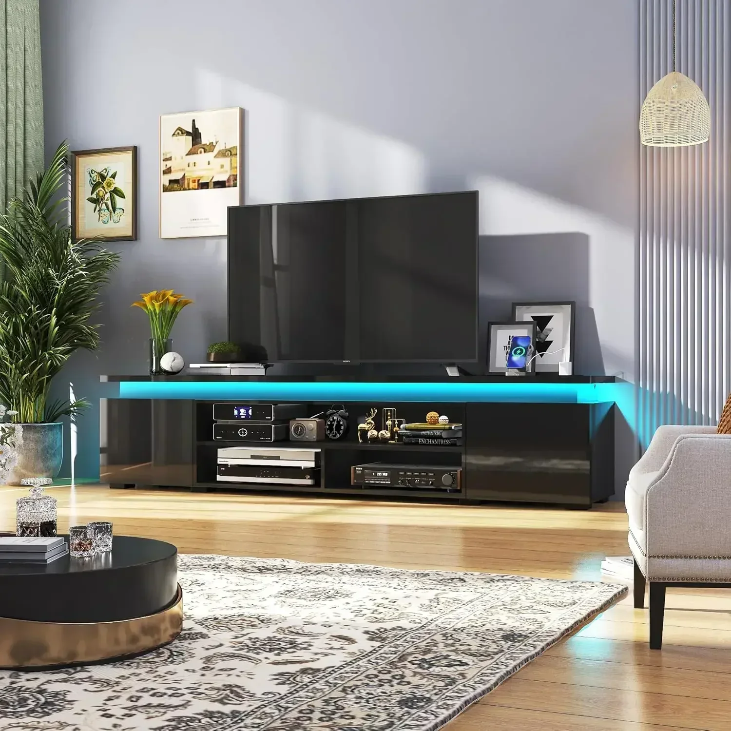 XMSJ-Sale LED TV Stand for 95  - Gaming Console For Sale ulasan dan harga
