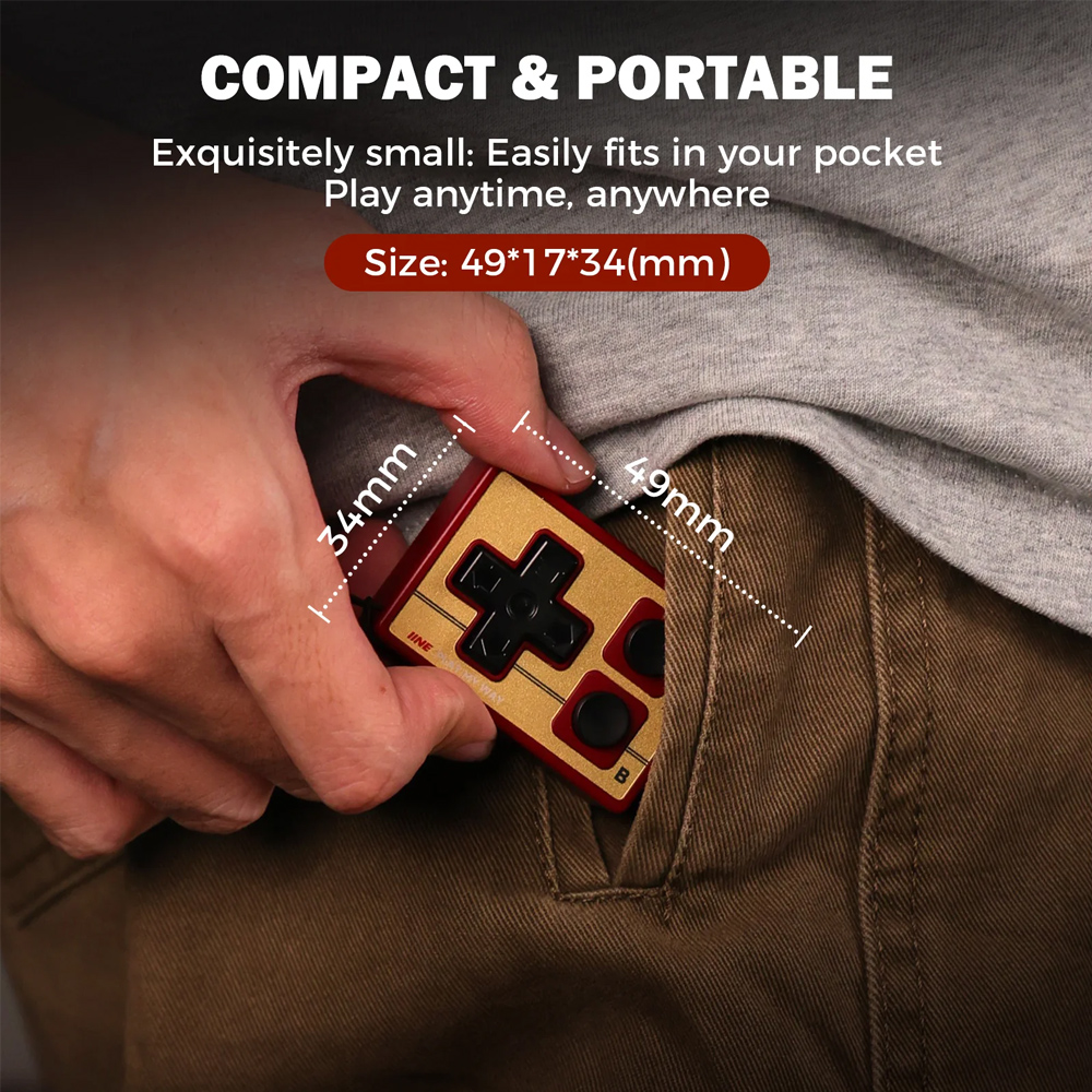 IINE Mini Controller for iOS A - Gaming Console Bluetooth ulasan dan harga