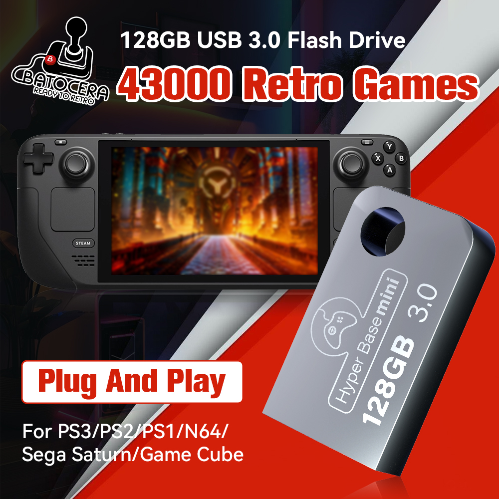 Batocera 128G Gaming Stick Wit - Gaming Console Steam Deck ulasan dan harga