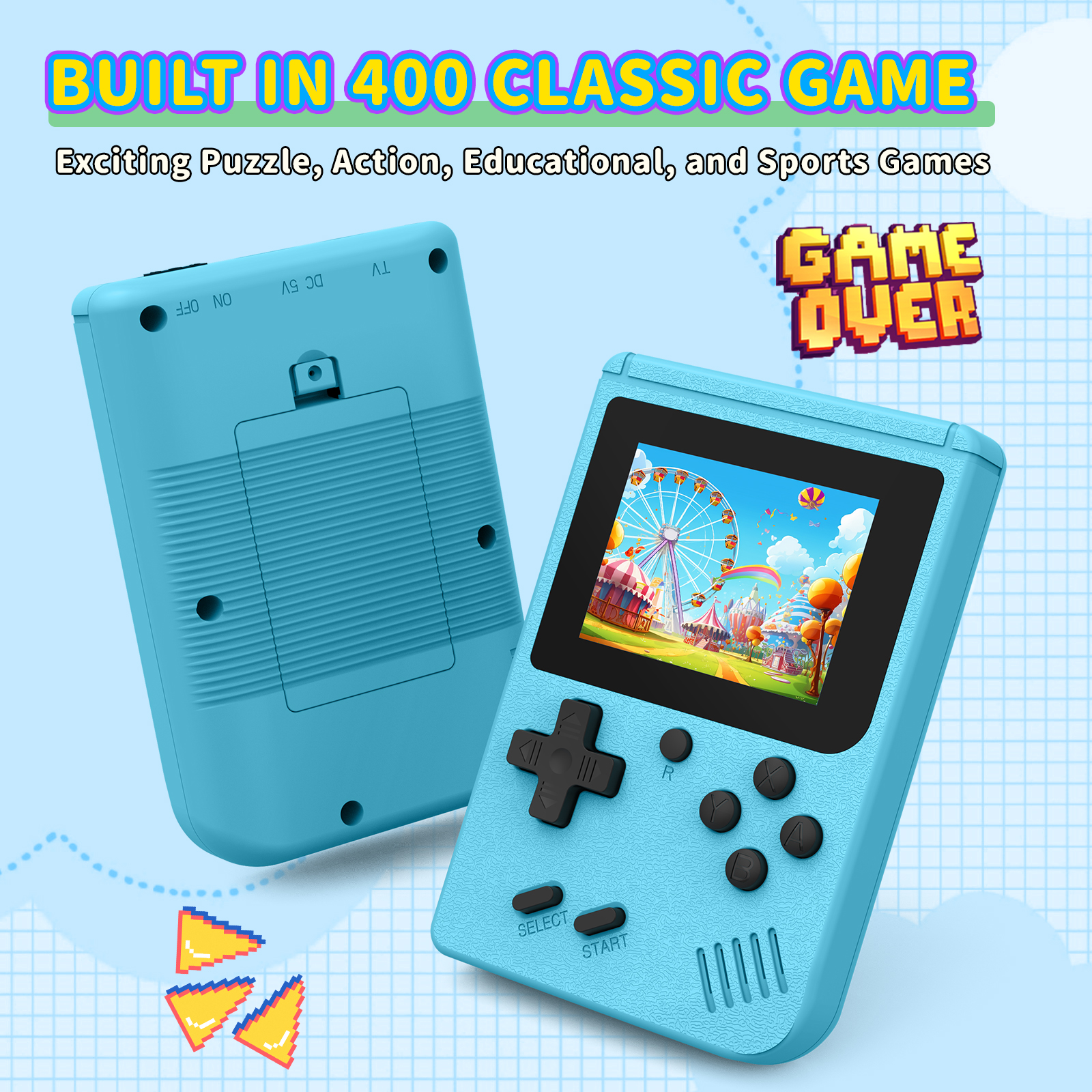 Retro Portable Mini Handheld V - Gaming Console For Kids ulasan dan harga