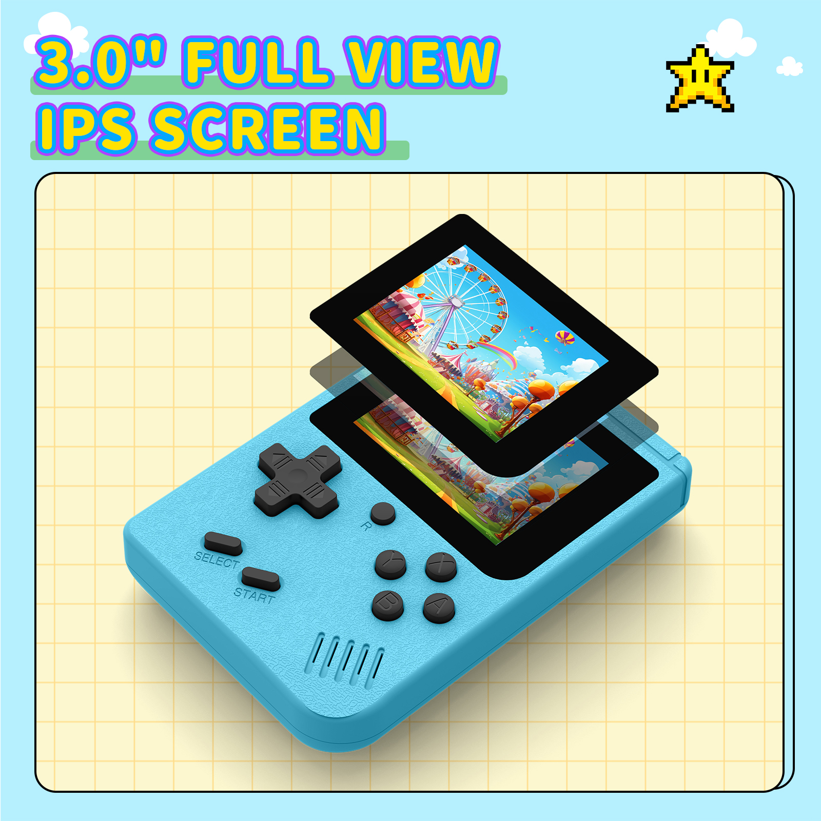 Retro Portable Mini Handheld V - Gaming Console For Kids ulasan dan harga