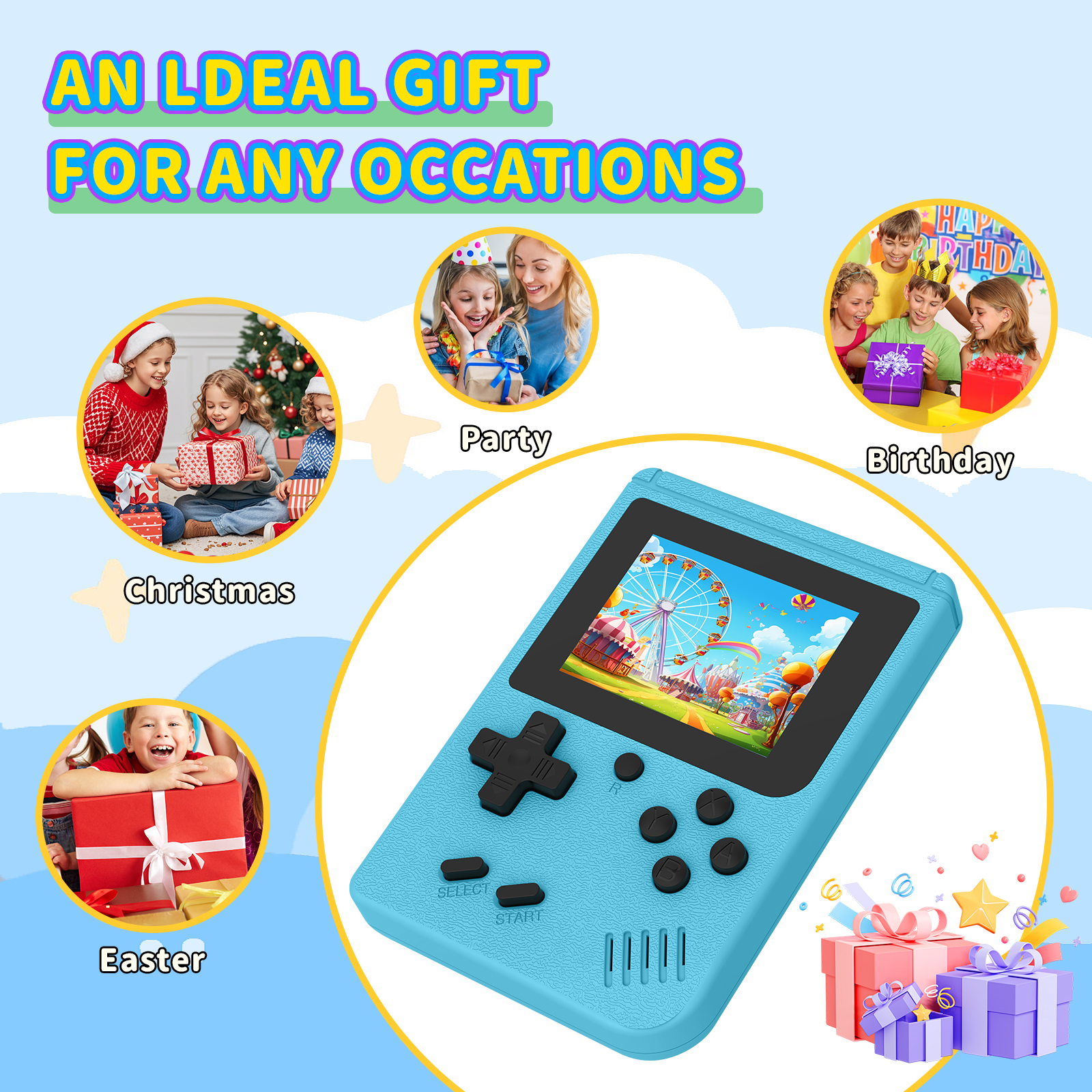 Retro Portable Mini Handheld V - Gaming Console For Kids ulasan dan harga