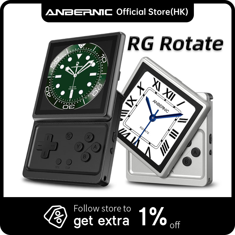 ANBERNIC RG Rotate Retro Handh - Gaming Console Bluetooth ulasan dan harga