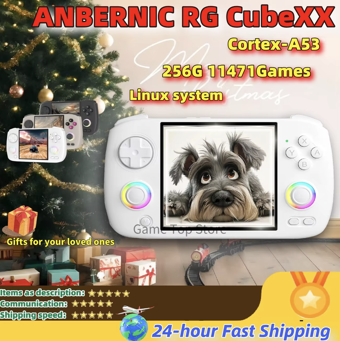 ANBERNIC RG CubeXX Video Gamin - Gaming Console Cube ulasan dan harga