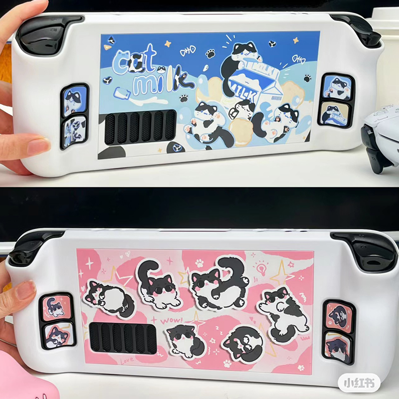 Cartoon Milk Cat Protective Ca - Gaming Console Steam Deck ulasan dan harga