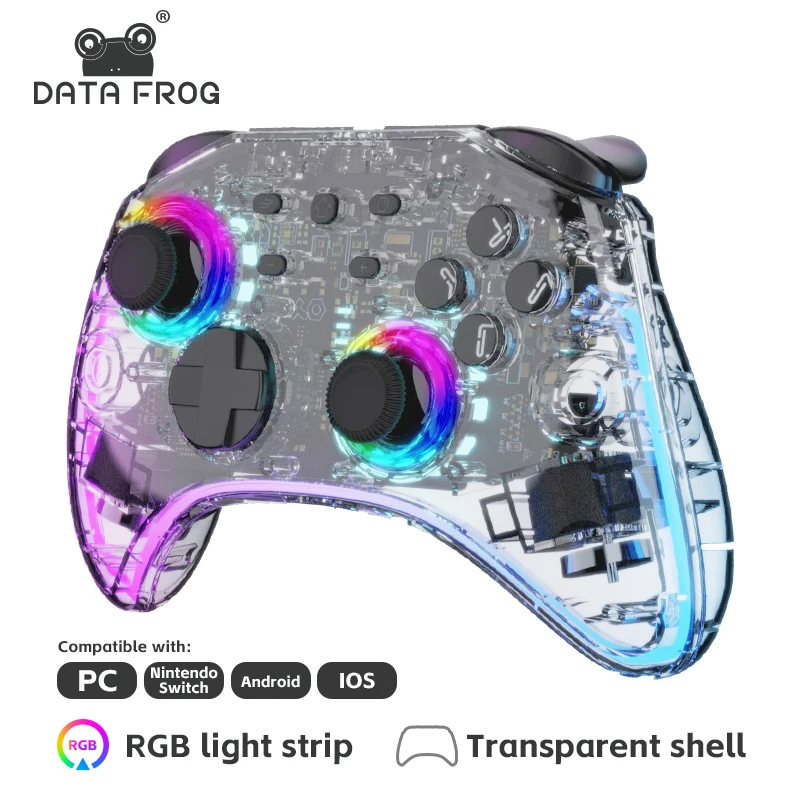 DATA FROG Portable Transparent - Gaming Console Bluetooth ulasan dan harga