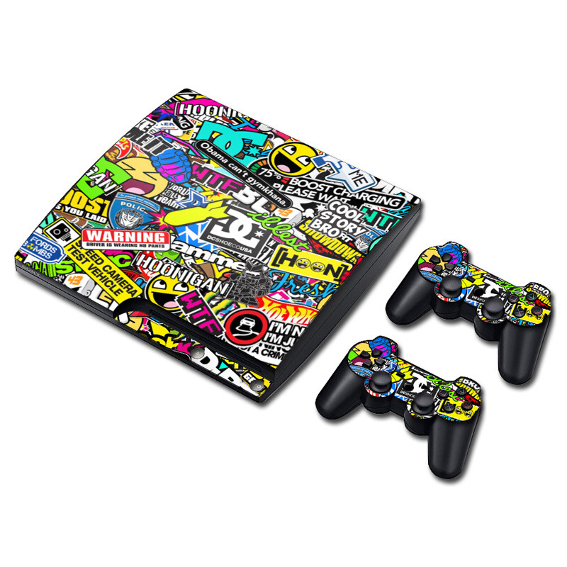 Custom Design Graffiti Skin St - Gaming Console Ps3 ulasan dan harga