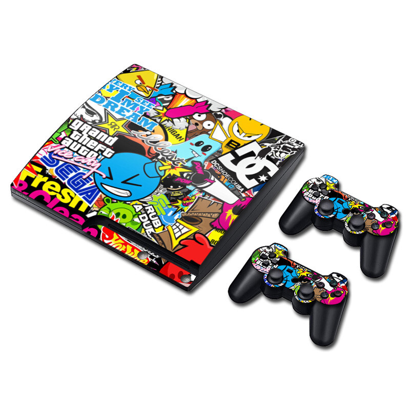 Custom Design Graffiti Skin St - Gaming Console Ps3 ulasan dan harga
