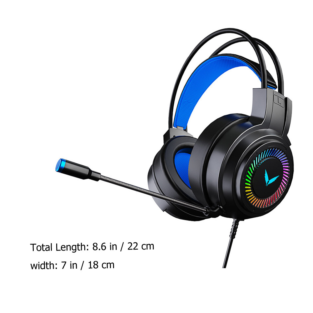 Rgb Gaming Headset 50Mm Driver - Gaming Console Headset ulasan dan harga