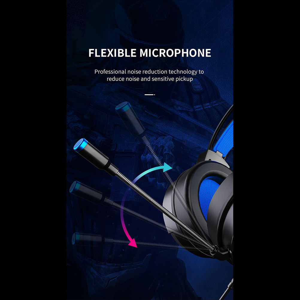 Rgb Gaming Headset 50Mm Driver - Gaming Console Headset ulasan dan harga