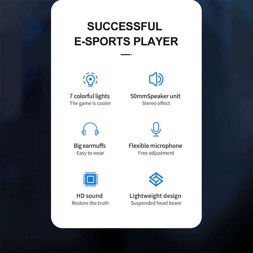 Rgb Gaming Headset 50Mm Driver - Gaming Console Headset ulasan dan harga
