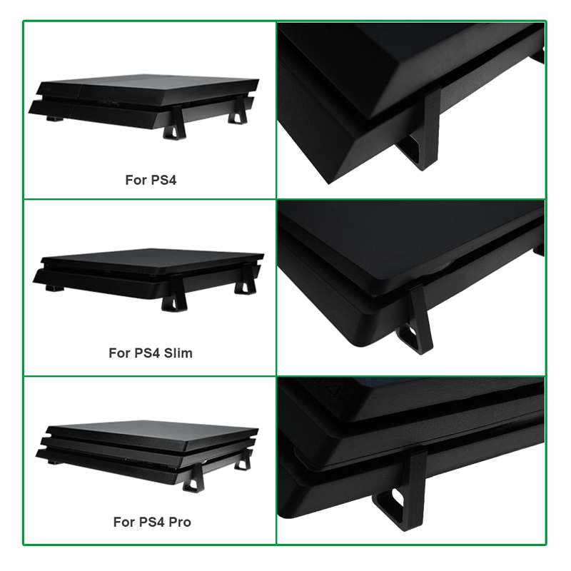 4Pcs Cooling Horizontal Holder - Gaming Console Monitor ulasan dan harga