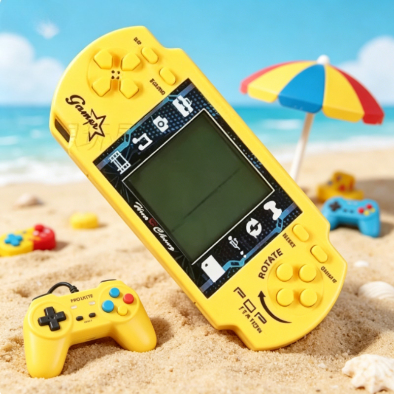 Retro Handheld Block Game Mach - Gaming Console For Kids ulasan dan harga