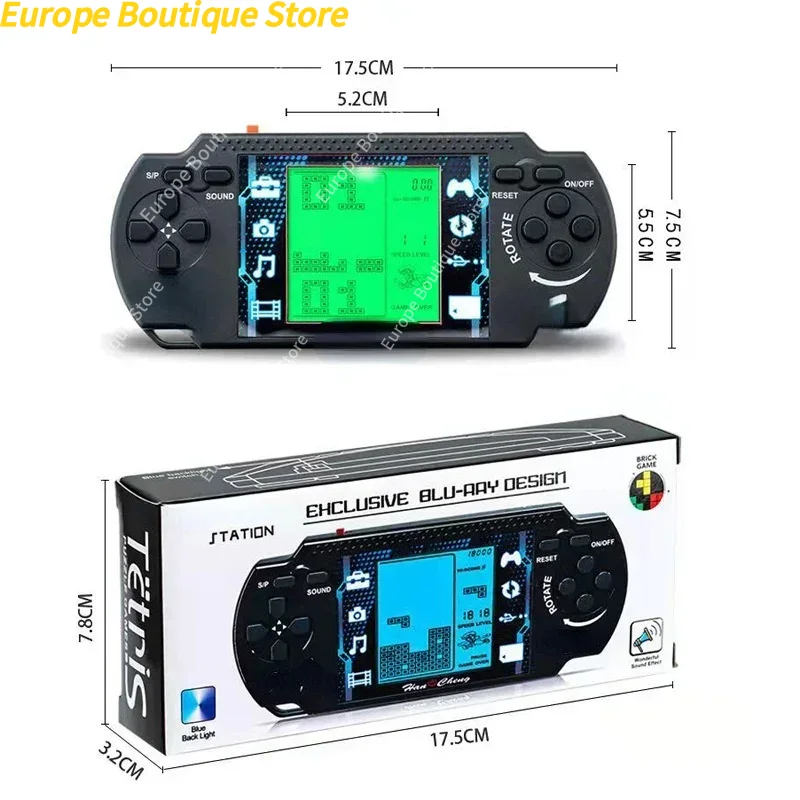 Retro Handheld Block Game Mach - Gaming Console For Kids ulasan dan harga