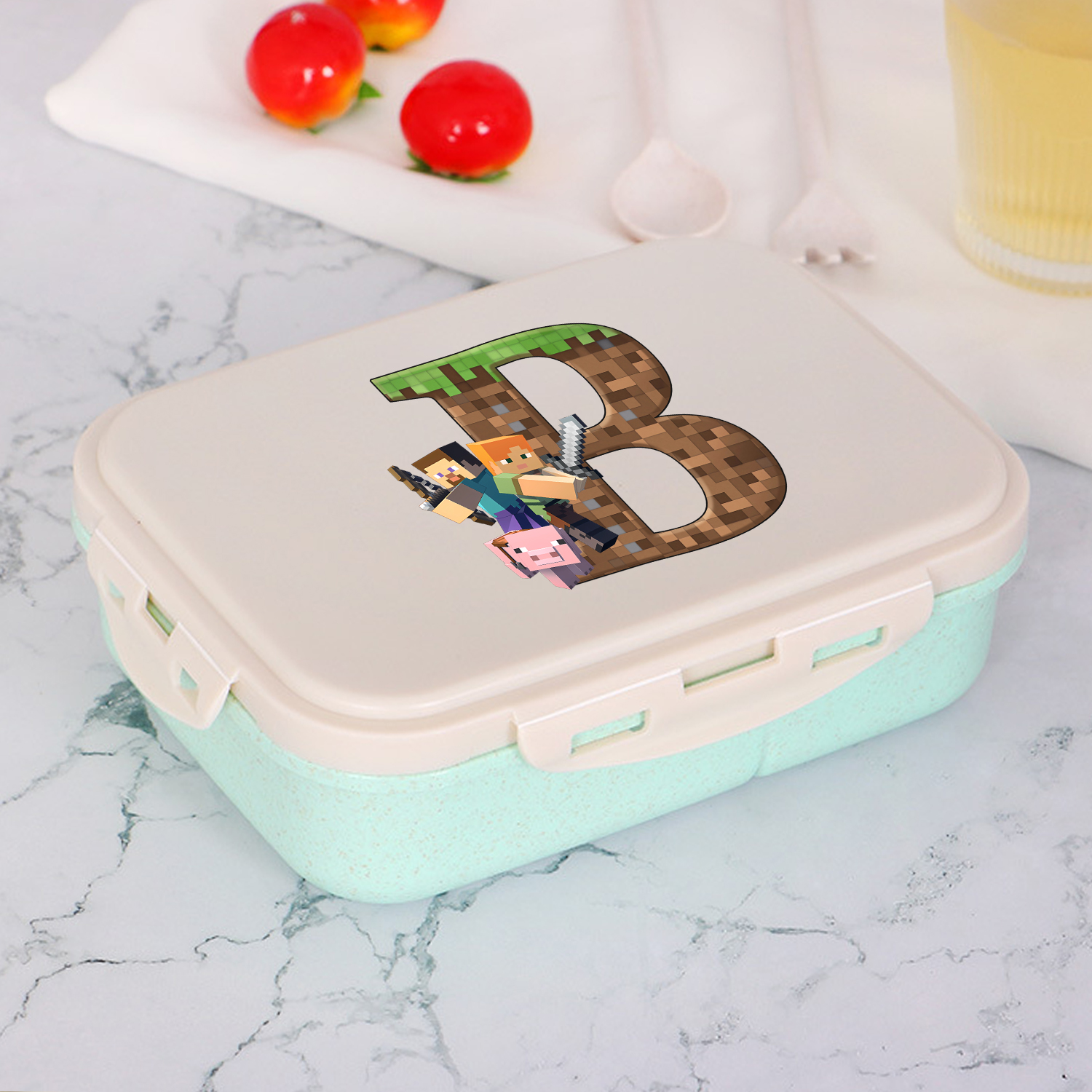 Hot Pixel Game Lunch Box Stude - Gaming Console With Minecraft ulasan dan harga