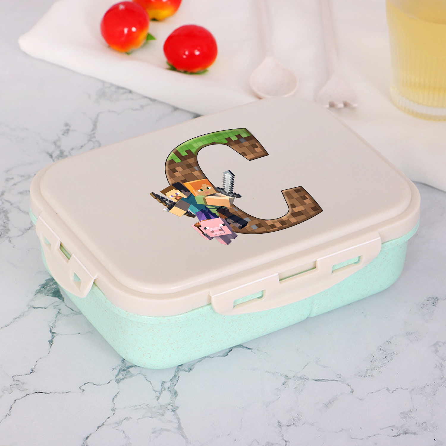 Hot Pixel Game Lunch Box Stude - Gaming Console With Minecraft ulasan dan harga