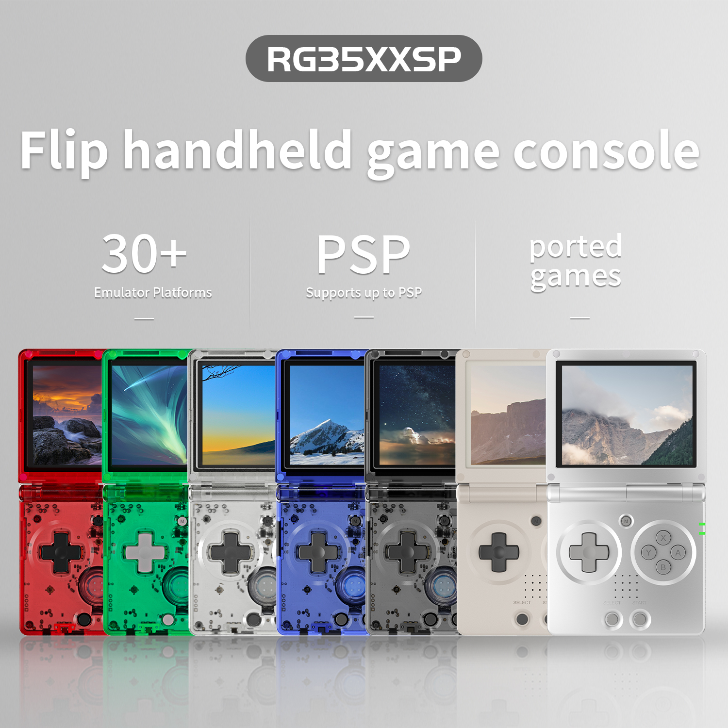 Anbernic RG35XXSP Retro Flip H - Gaming Console Bluetooth ulasan dan harga