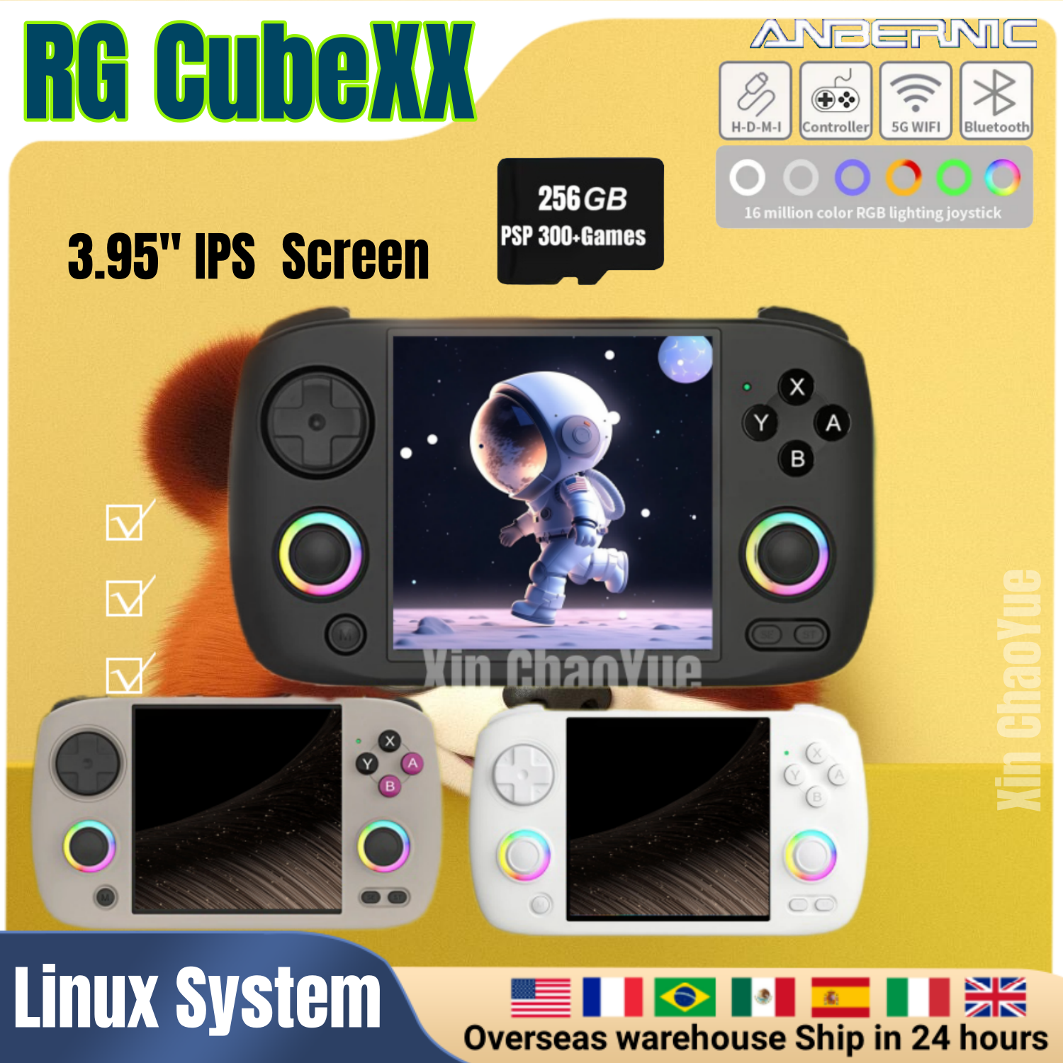 ANBERNIC RG CubeXX Video Gamin - Gaming Console Cube ulasan dan harga