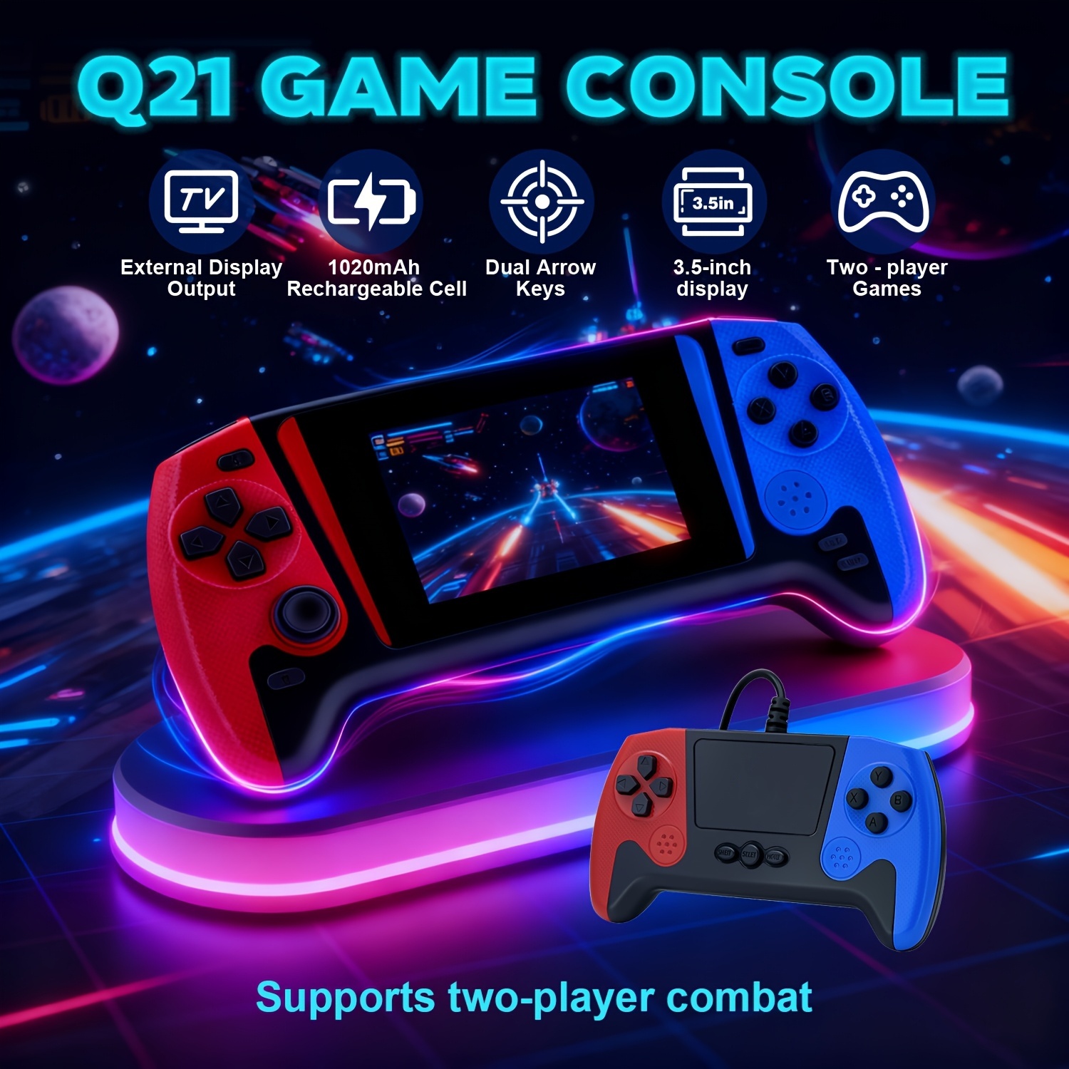 Q21 Classic Retro Handheld Gam - Q21 Gaming Console ulasan dan harga