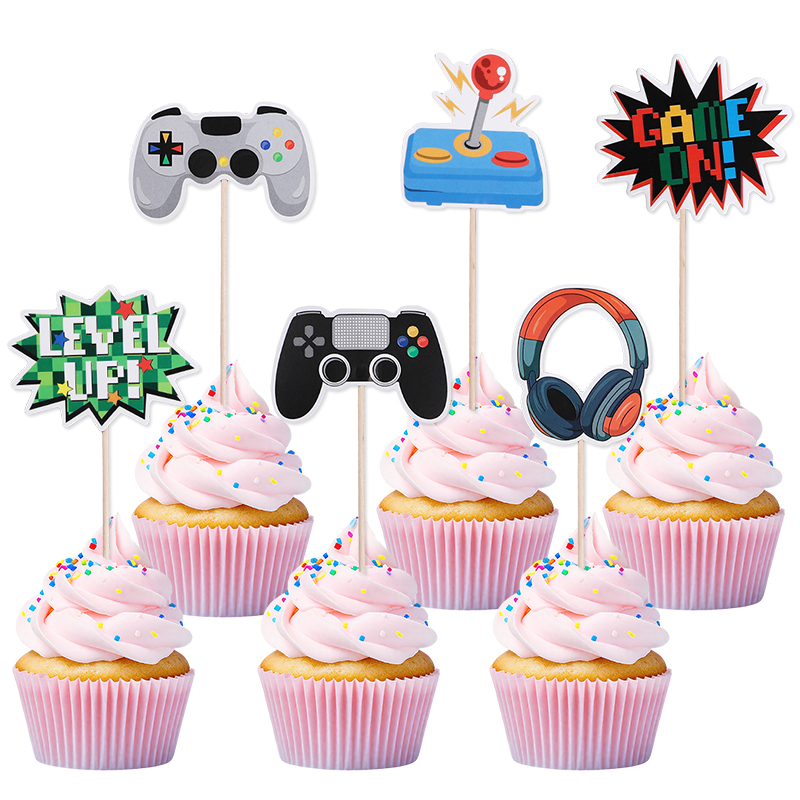 13Pcs Video Retro Game Cake To - Headset Gaming Console ulasan dan harga