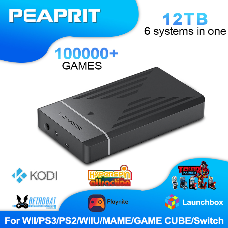 12TB Retro Gaming HDD with Hyp - Gaming Console Os ulasan dan harga