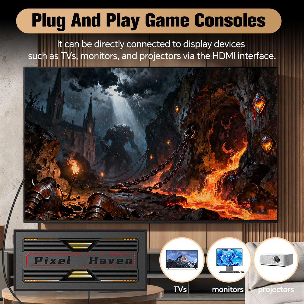 4K Retro Video Game Consoles F - Gaming Console Os ulasan dan harga