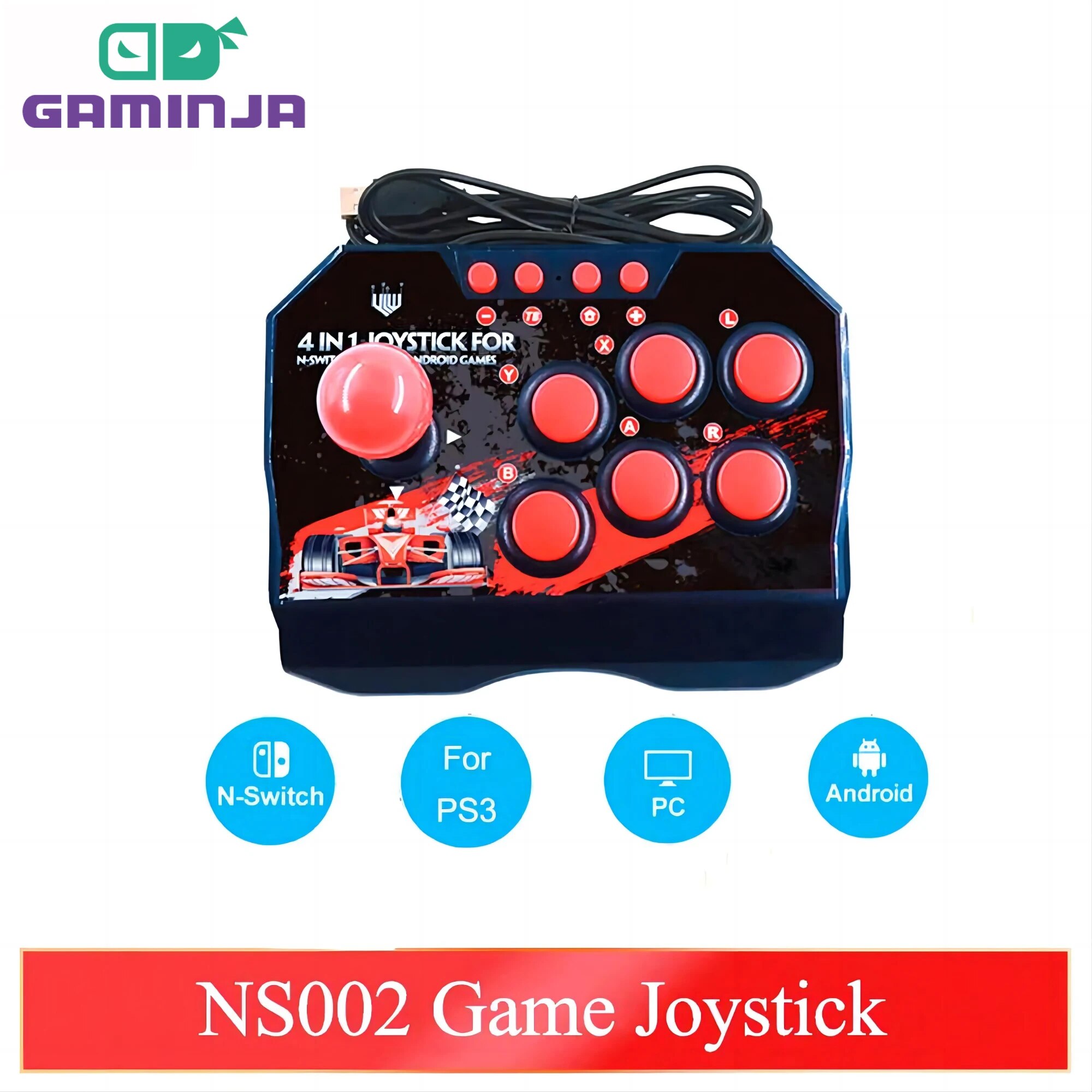 GAMINJA NS002 4 In 1 Retro Arc - Gaming Console Ps3 ulasan dan harga