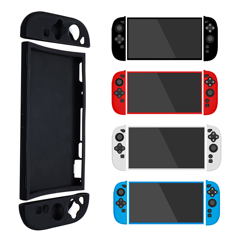 Split Soft Silicone Cover Rubb - Gaming Console Nintendo Switch ulasan dan harga