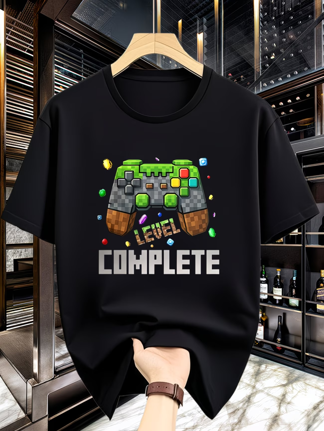 Pixel Game Console T-Shirt Cas - Gaming Console Design ulasan dan harga