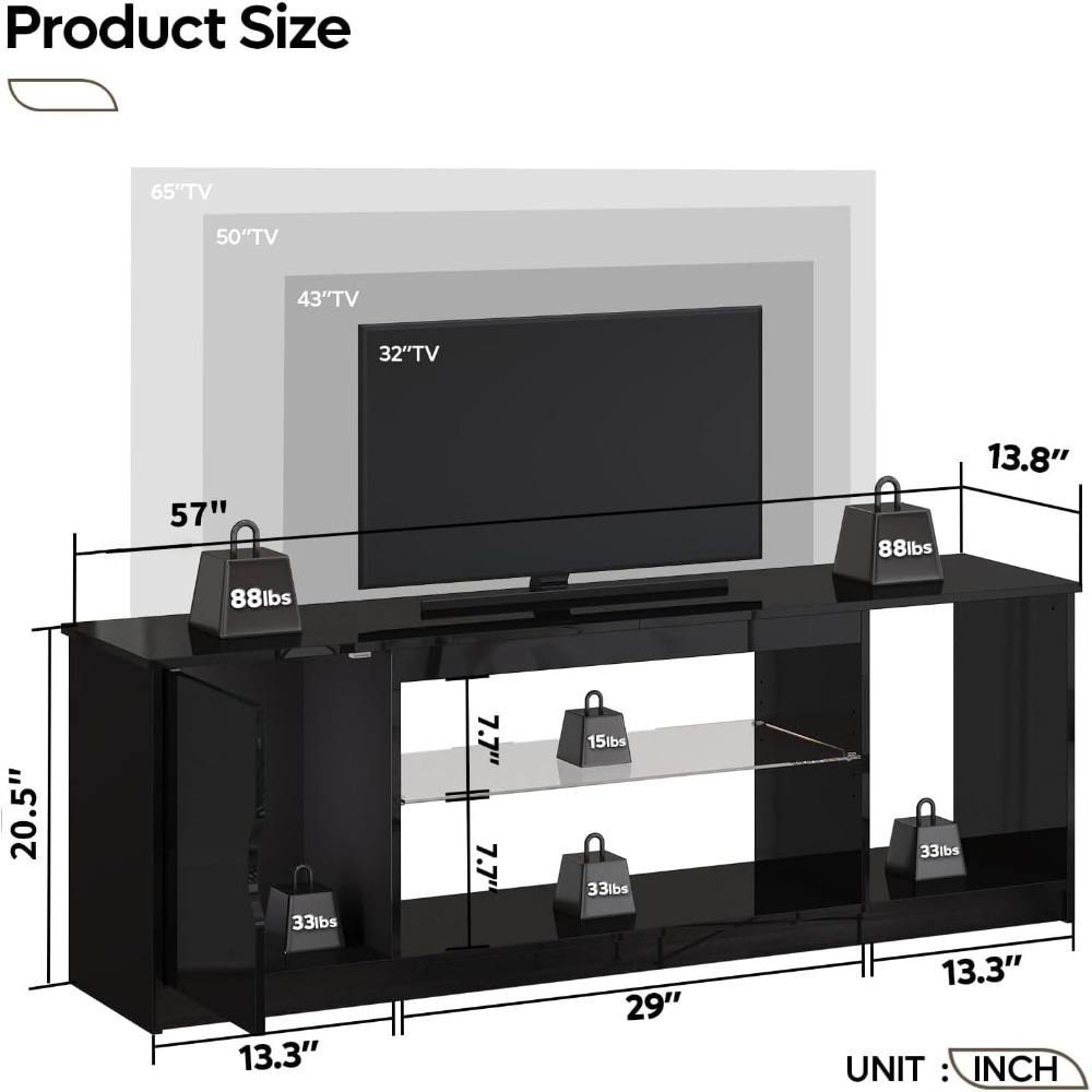 Gaming TV Stand for 65 Inch TV - Gaming Console For Tv Xbox ulasan dan harga